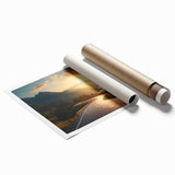 Scenic rolled print showcasing a vibrant landscape road design with rich colors and intricate details, ideal for modern wall art decor. Packaged securely for delivery.