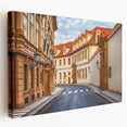 Stretched canvas wall art showcasing a vibrant landscape road design, with rich colors and intricate details, ideal for modern home decor. Perfect for enhancing any living space or office.