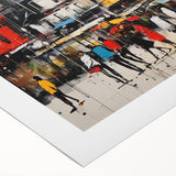 Rolled canvas wall art showcasing a serene landscape road design with vibrant colors and intricate details, ideal for home decor enhancement and artistic expression.