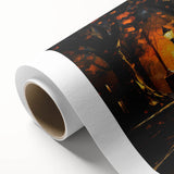 Rolled canvas wall art showcasing a vibrant landscape design featuring winding roads and lush greenery, perfect for enhancing home decor and adding a touch of nature.