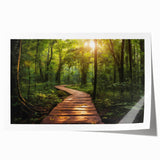 Rolled print showcasing a vibrant landscape road design with rich colors and intricate details, ideal for modern home decor and art enthusiasts.