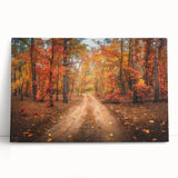 Stretched canvas wall art displaying a serene landscape with winding roads and vibrant greenery, perfect for home decor or office spaces. Ideal for nature lovers and art enthusiasts, this piece adds a peaceful ambiance to any interior setting.