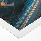 Vibrant rolled canvas wall art depicting a scenic landscape road design, showcasing rich colors and intricate details, perfect for home decor enhancement.