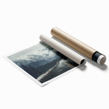 Stunning rolled print featuring a vibrant landscape road design, showcasing rich colors and intricate details, perfect for modern home decor or art collection.