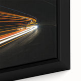 Framed canvas wall art showcasing a vibrant landscape design with winding roads and lush greenery, perfect for enhancing home decor and adding a touch of nature.