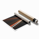 Abstract landscape wall art print showcasing a vibrant, rolling road amidst lush greenery, perfect for modern home decor. Ideal for enhancing living spaces with nature-inspired elegance.