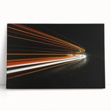 Stretched canvas wall art featuring a serene landscape with winding roads, showcasing vibrant colors and rich textures, perfect for modern home decor.