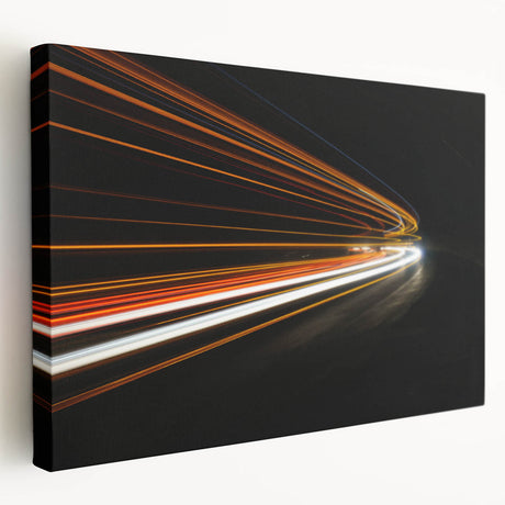Stretched canvas wall art showcasing a serene landscape with winding roads and vibrant greenery, ideal for home decor. Perfect for adding a touch of nature to any room.