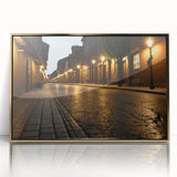 Framed wall art featuring a stunning landscape road design in gold tones, showcasing a modern aesthetic that enhances any interior decor. Ideal for art lovers and home decorators.