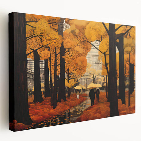 Stretched canvas wall art showcasing a scenic landscape with winding roads, vibrant green hills, and dramatic skies, perfect for home decor and artistic ambiance.