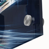 Vibrant close-up of an acrylic glass wall art piece showcasing a stunning landscape design, featuring intricate road patterns and rich colors, ideal for modern decor.