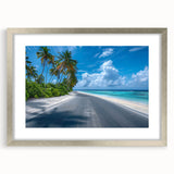 Framed wall art depicting a scenic landscape with winding roads, presented in a sleek silver frame with a white mat, perfect for home or office decor.