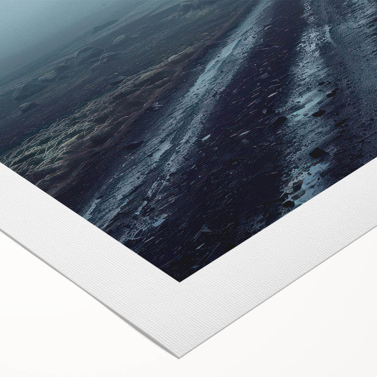Vibrant rolled canvas wall art showcasing a scenic landscape with winding roads and lush greenery, ideal for enhancing home decor and creating a serene atmosphere.