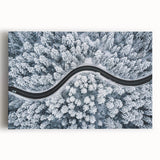 Stretched canvas showcasing a vibrant landscape road design, featuring rich colors and intricate details, ideal for modern home decor and art enthusiasts.