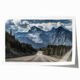 Vibrant rolled print of a landscape road design, showcasing winding paths through lush greenery, ideal for home decor and art enthusiasts, packaged securely.