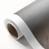 Colorful rolled canvas wall art showcasing a vibrant abstract landscape design with rocks and hills, elegantly packaged in a protective cardboard tube for easy transport.