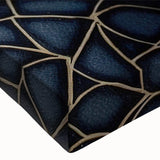 Close-up of a stretched canvas wall art piece showcasing a vibrant landscape with textured rocks, ideal for modern home decor and art enthusiasts.