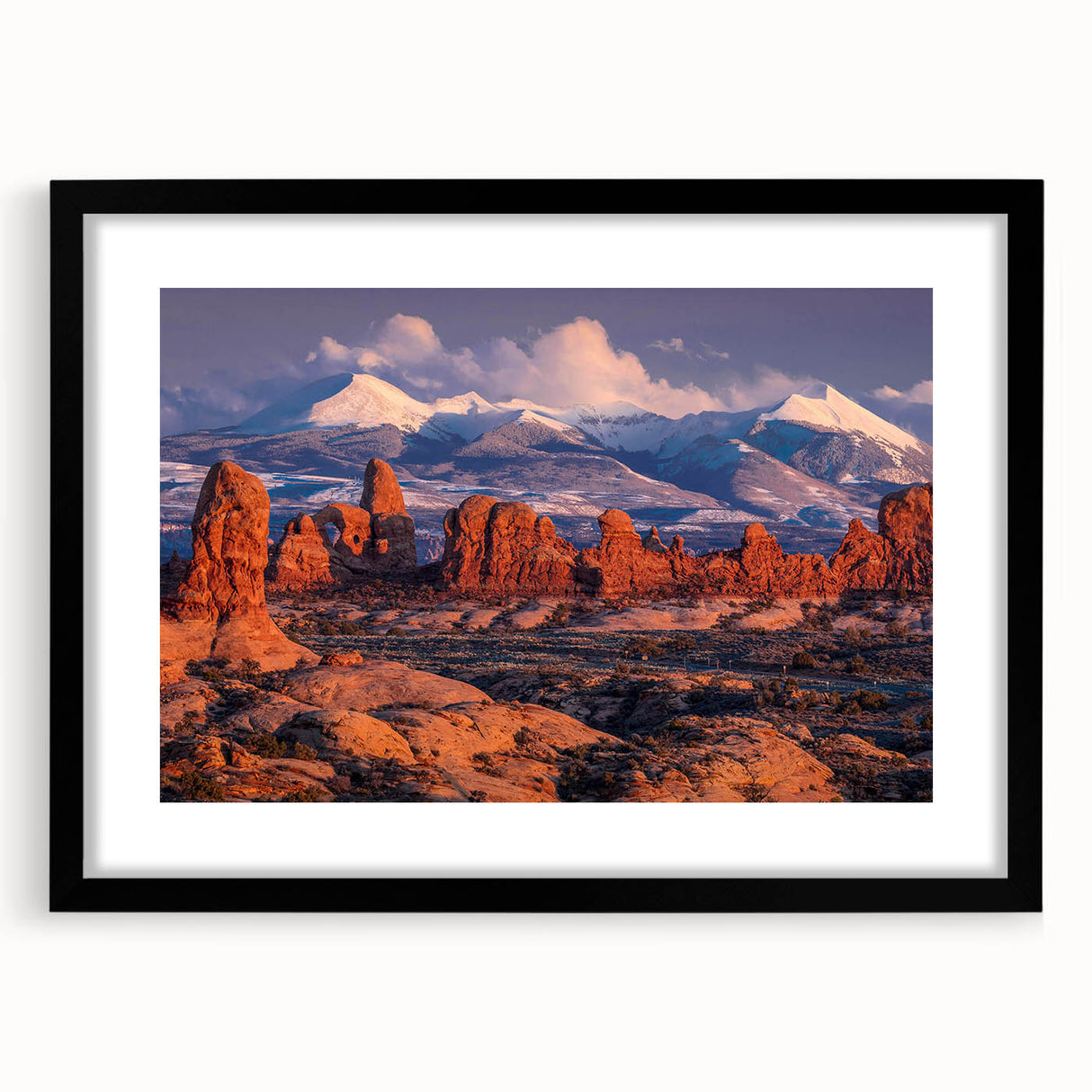 Framed black landscape wall art featuring a rock design, showcasing intricate textures and earthy tones, ideal for modern home decor.