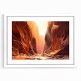 White-framed wall art collection featuring abstract landscape design with rocks, ideal for modern home decor. Perfect for enhancing living spaces with natural elements.