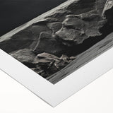 Rolled canvas wall art showcasing a stunning landscape design with rocky formations, featuring earthy tones and intricate details, perfect for home decor.