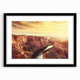 Framed black wall art featuring a stunning landscape design with intricate rock formations, set against a neutral mat, perfect for modern home decor.