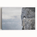 Stretched canvas wall art showcasing a vibrant landscape design featuring colorful rocks and natural textures, ideal for home decor enhancement.