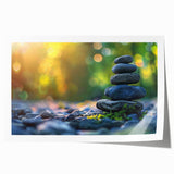 Rolled print of a stunning landscape featuring vibrant rock formations in earthy tones, ideal for enhancing home decor with natural elegance.