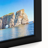 Framed canvas wall art showcasing a close-up of a vibrant rocky landscape design, featuring rich textures and earthy colors, perfect for home decor.