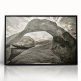 Framed acrylic wall art featuring an abstract landscape design with vibrant colors and textured rocks, set against a sleek black frame for modern decor. Perfect for enhancing interior spaces with artistic flair.