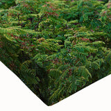 Close-up of a stretched canvas wall art piece showcasing a vibrant landscape with intricate rock formations and rich earthy tones, perfect for modern home decor.