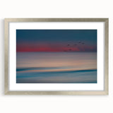 Framed silver wall art collection showcasing stunning landscapes and seascapes, designed to enhance home decor with a contemporary touch. This elegant piece features a mat for a polished finish, ideal for modern interior styling.