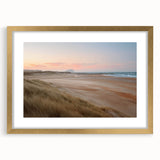 Gold-framed wall art collection showcasing vibrant seascape landscapes with intricate details and a classic mat finish, ideal for enhancing home decor.