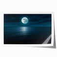 Vibrant seascape wall art print showcasing a serene ocean view with soft waves and a colorful sunset, rolled for easy shipping and display. Perfect for enhancing any coastal-themed decor.