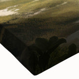 Close-up of a vibrant stretched canvas artwork showcasing a serene seascape with soft pastel colors, perfect for enhancing home decor. Ideal for coastal-themed interiors.