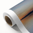 Rolled canvas showcasing a serene seascape design with vibrant blues and greens, perfect for enhancing coastal-themed decor. Arrives securely packaged in a protective tube.