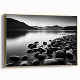 Framed canvas wall art featuring a stunning seascape design with gold accents, showcasing vibrant colors and intricate details, perfect for enhancing any living space.