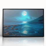 Framed black acrylic wall art showcasing a serene seascape design from the Landscapes-Seascapes collection, perfect for modern home decor. The piece features vibrant colors and intricate details, ideal for enhancing living spaces.