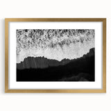 Elegant gold-framed wall art collection showcasing a serene seascape design with a mat, perfect for enhancing home decor and creating a tranquil atmosphere.