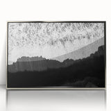 Framed acrylic wall art collection showcasing a vibrant seascape design with silver accents, perfect for modern home decor in living spaces and offices.