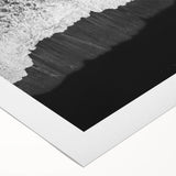 Vibrant rolled canvas artwork showcasing a serene seascape design, featuring calming blue and green hues, perfect for coastal-themed home decor.