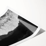 Vibrant rolled print showcasing a stunning seascape design with calming blue tones and gentle waves, perfect for coastal-themed decor and wall art collections.