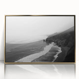 Framed wall art collection featuring a stunning seascape design with acrylic glass and a gold frame, perfect for enhancing modern home decor and coastal themes.