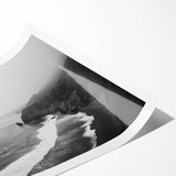 Rolled print showcasing a serene seascape design with soft blue and green hues, ideal for coastal-themed decor, elegantly packaged in a protective tube. Perfect for enhancing any room's ambiance with calming ocean imagery.