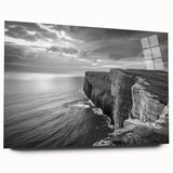 Acrylic wall art showcasing a vibrant seascape design, featuring bold colors and dynamic waves. Perfect for modern coastal decor, elegantly displayed without visible pins.