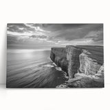 Stretched canvas wall art collection showcasing a serene seaside landscape with vibrant colors, ideal for modern home decor. Perfect for enhancing living spaces.