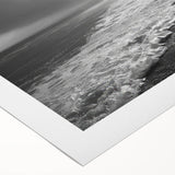Vibrant rolled canvas showcasing a stunning seascape design with rich blues and greens, ideal for coastal home decor, presented in a protective cardboard tube.