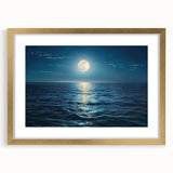 Framed wall art collection showcasing a coastal landscape with vibrant colors and gold accents, perfect for enhancing home decor in living spaces.