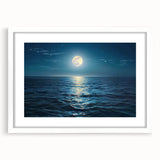 Framed wall art collection showcasing a serene seascape design with a white mat, perfect for coastal-themed decor. Ideal for enhancing living spaces.
