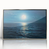 Framed acrylic wall art collection showcasing stunning landscapes and seascapes in a silver frame. Ideal for enhancing modern home decor with vibrant colors and serene imagery. Perfect for art enthusiasts looking to elevate their living space.