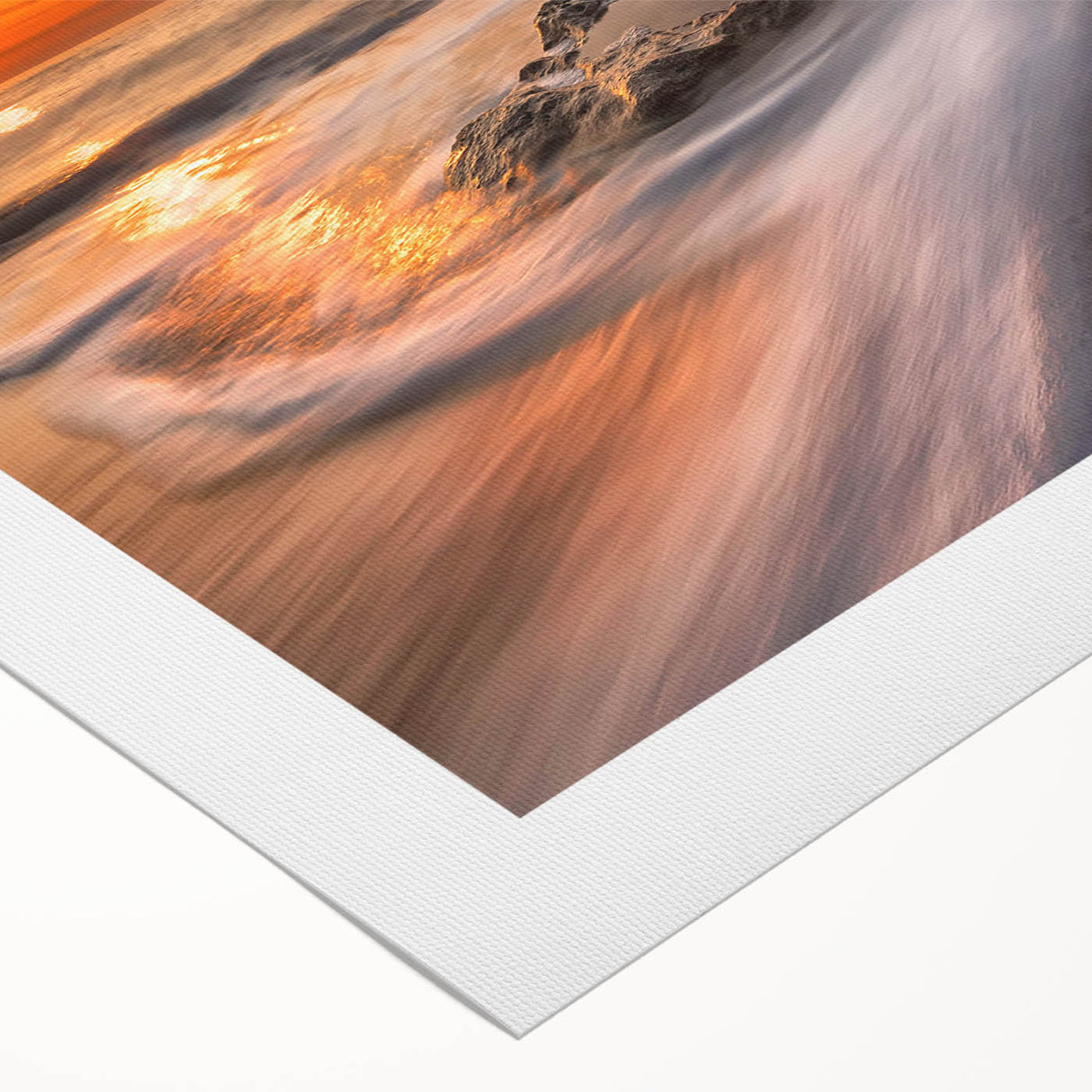 Elegant rolled canvas showcasing a vibrant seascape design with rich blues and greens, perfect for coastal home decor. Ideal for art enthusiasts seeking serene landscapes.